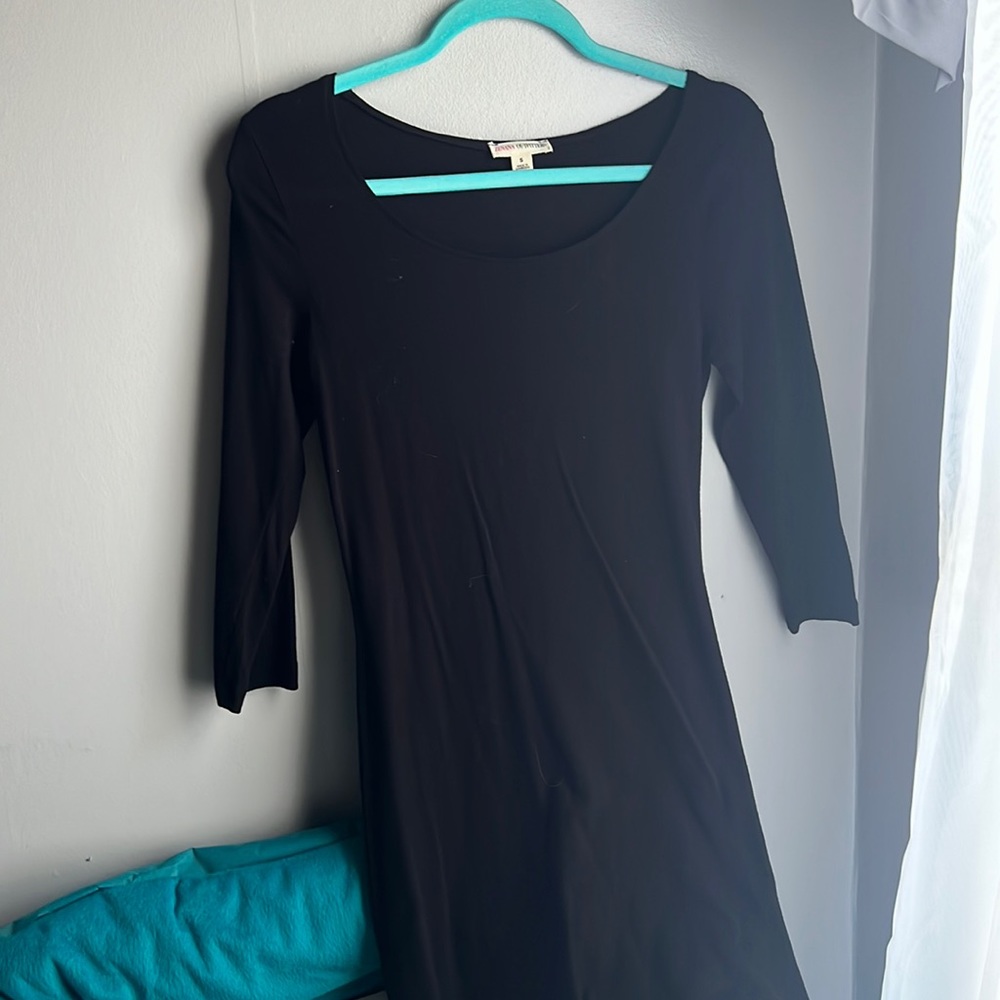 Black 3/4 sleeves dress